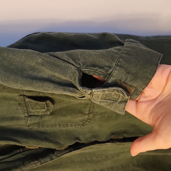 green velcro collared shirt - Picture 4 of 5